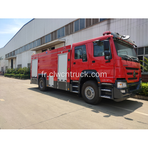 Nouveau camion de pompiers à eau en mousse HOWO SINOTRUCK 340HP